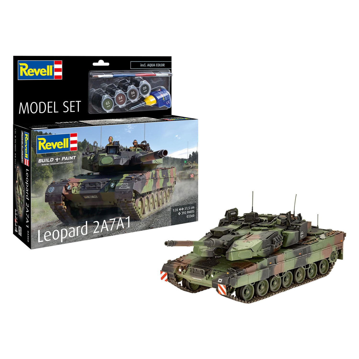 Revell modelbouwpakket leopard 2a7a1 1:35 - 392dlg.