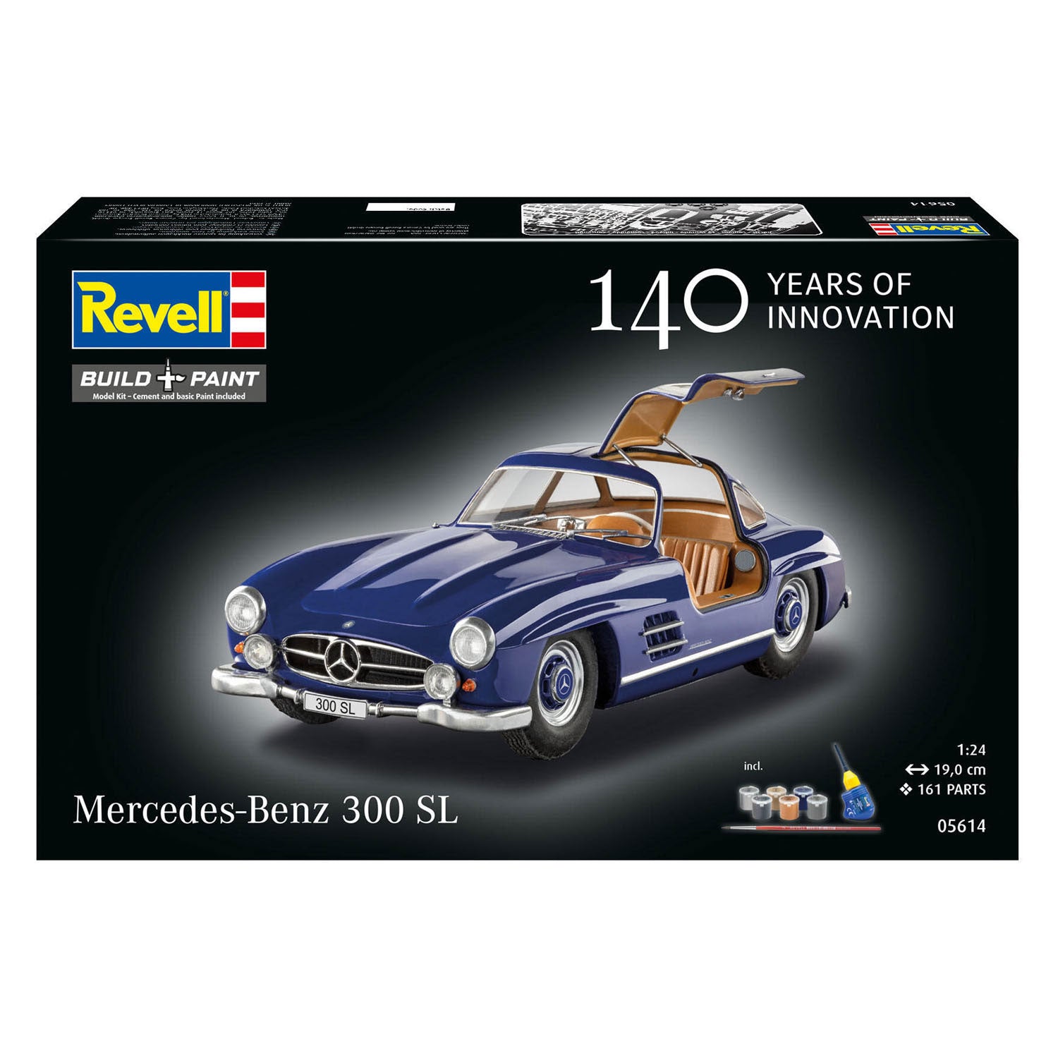 Revell modelbouwpakket geschenkset mercedes-benz 300 1:24 - 161dlg.