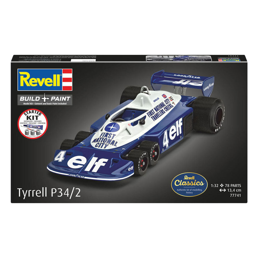 Revell modelbouwpakket starter kit tyrrell p34 2 6-wheeler 1:32 - 105dlg.