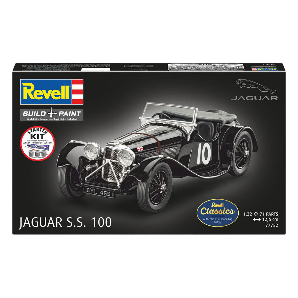 Revell modelbouwpakket starter kit jaguar ss 100 1:32 - 75dlg.