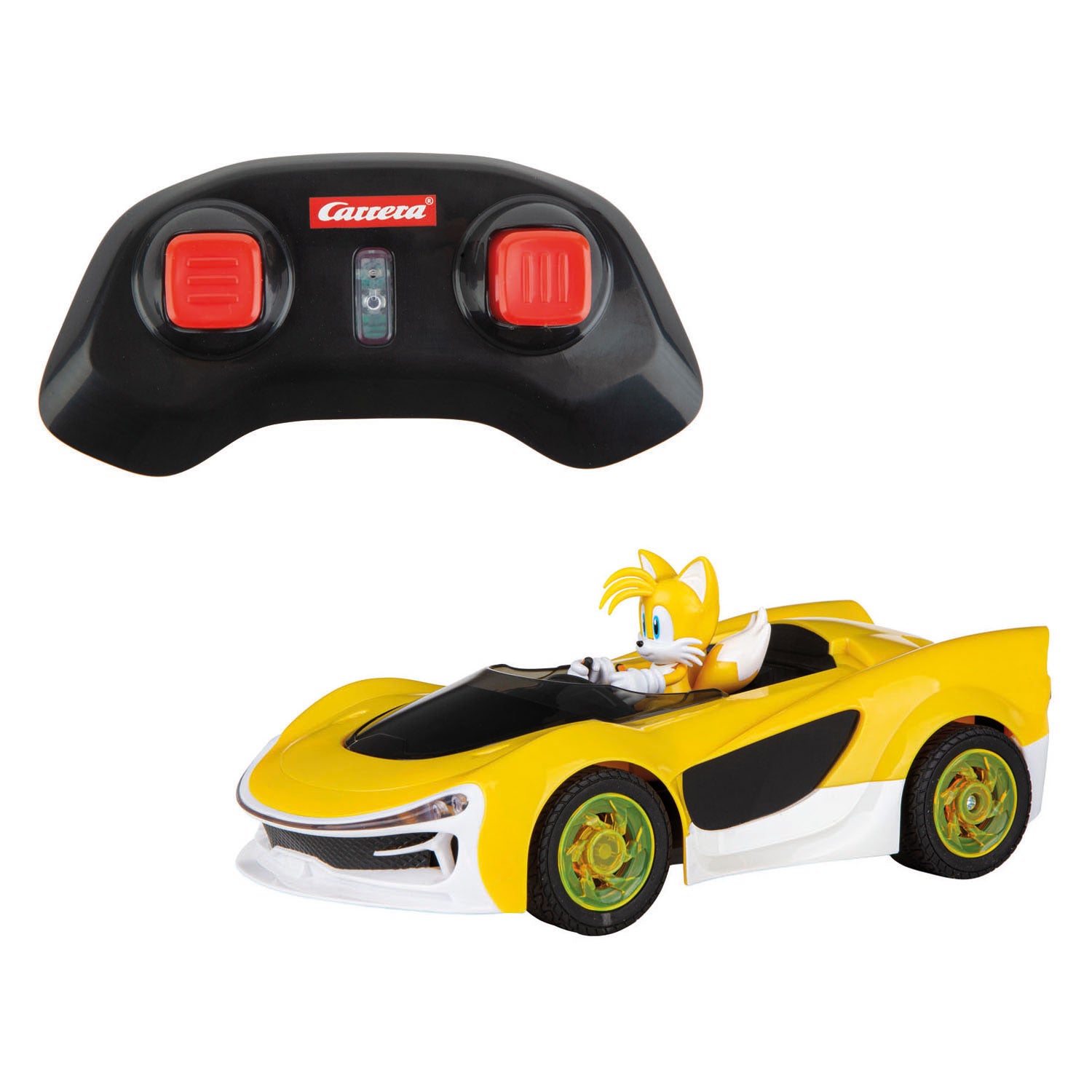 Carrera rc 2,4ghz sonic racing crossworlds - tails - 1:18