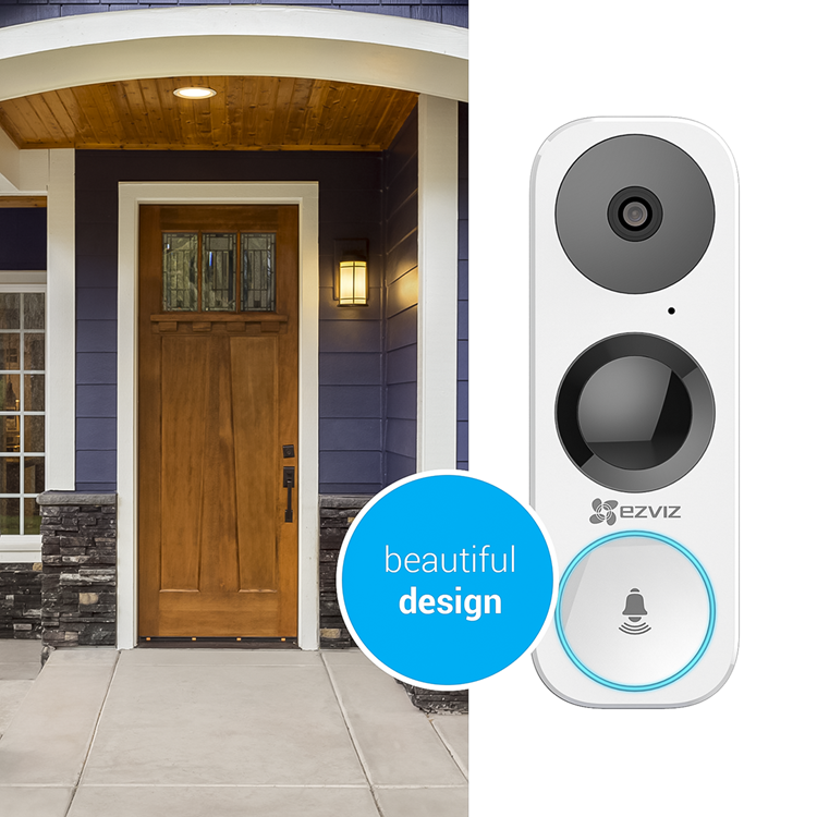 Ezviz 1066445 - db1 deurbel cs-db1-a0-1b3wpfr | 1 stuks