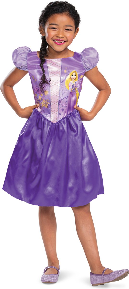 Disguise disney prinses - tangled, rapunzel basic plus , maat m (7-8 jaar), meisjes m