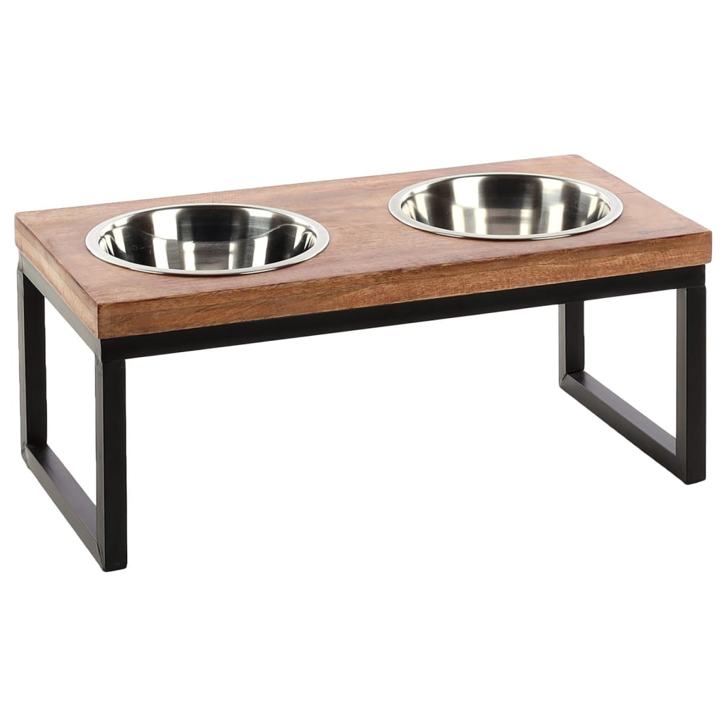 FLAMINGO FLAMINGO Voer drinkbakset Tommy met standaard 2x1600 ml