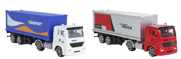 2-play vrachtwagen die-cast 2ass 12cm