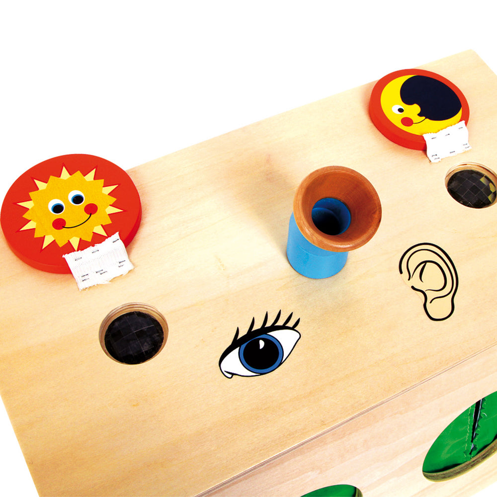 Small foot - wooden touch box