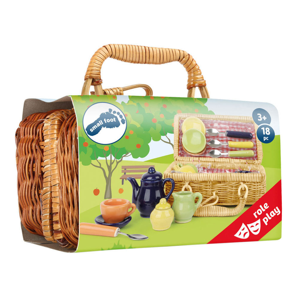 Small Foot - Picknickmandje met Serviesgoed