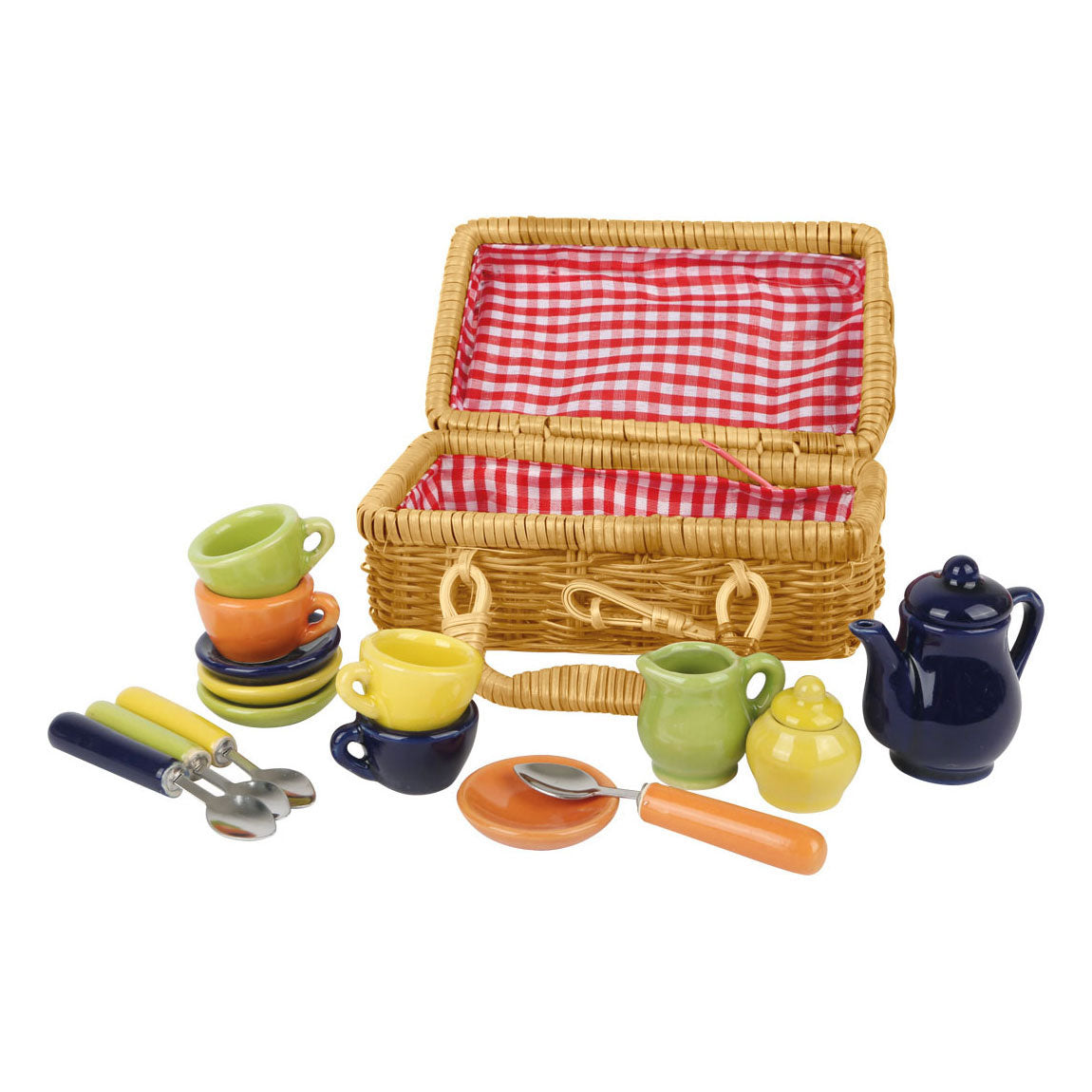 Small Foot - Picknickmandje met Serviesgoed