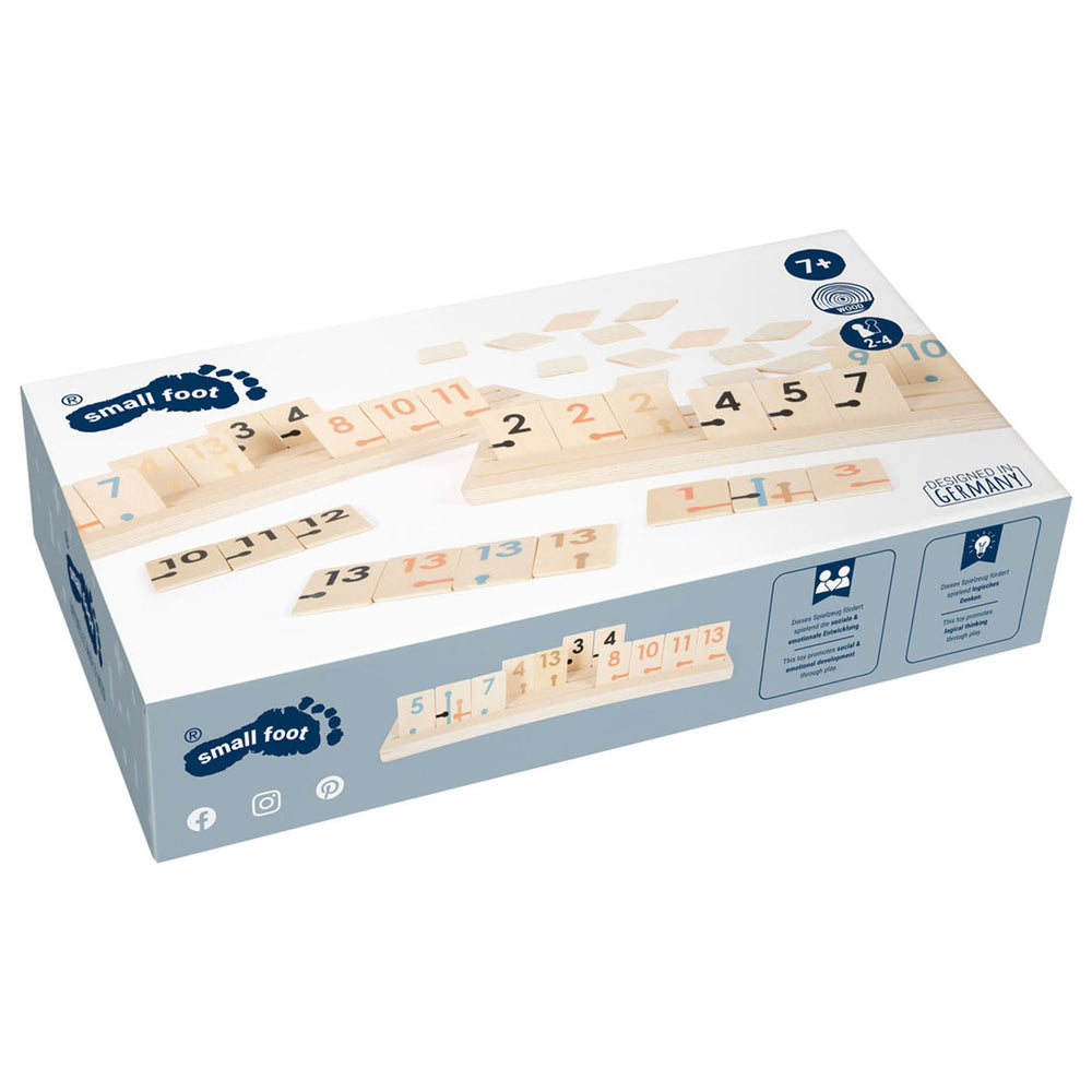 Small foot - wooden rummy game