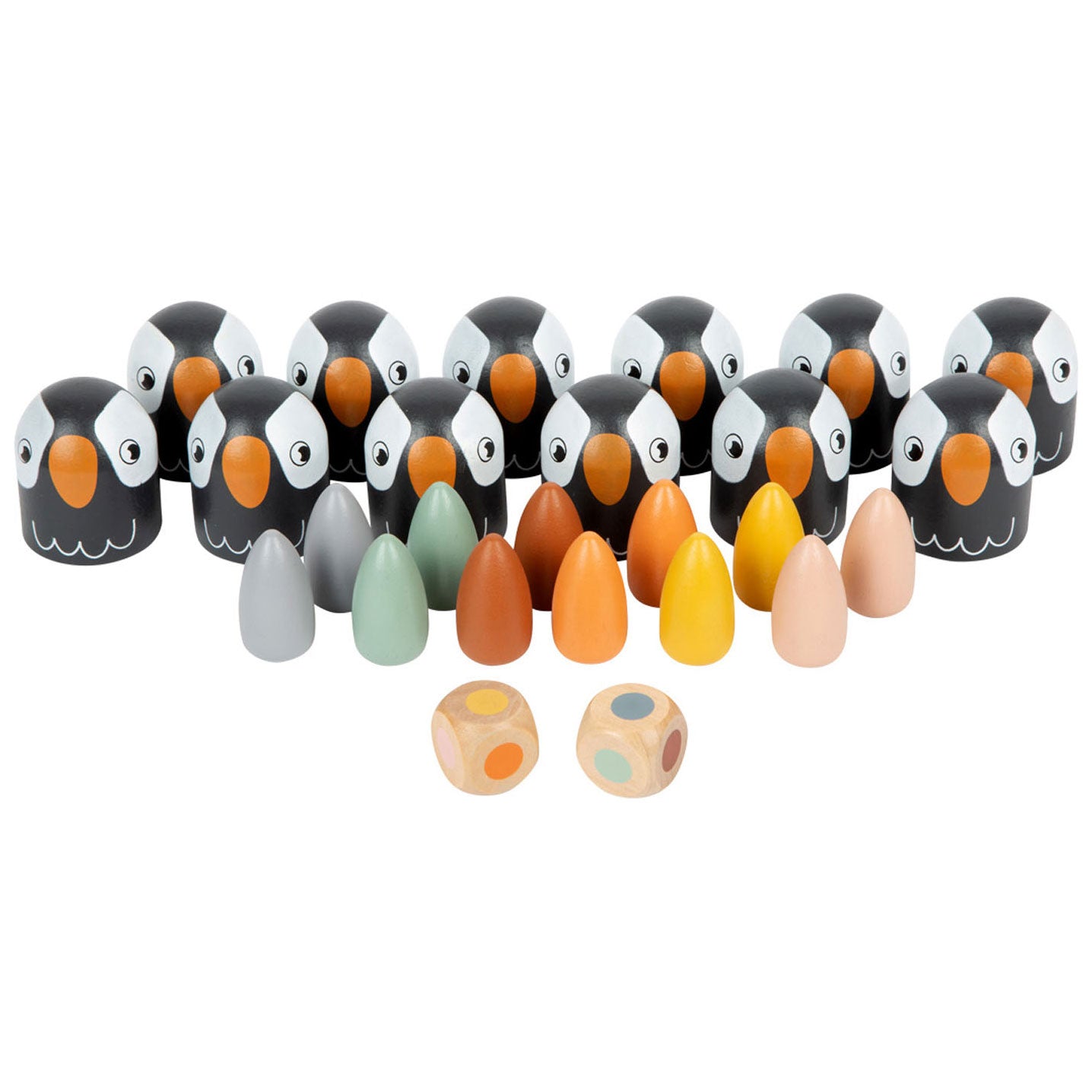Kleine voet - houten memospel pinguin, 26dlg.