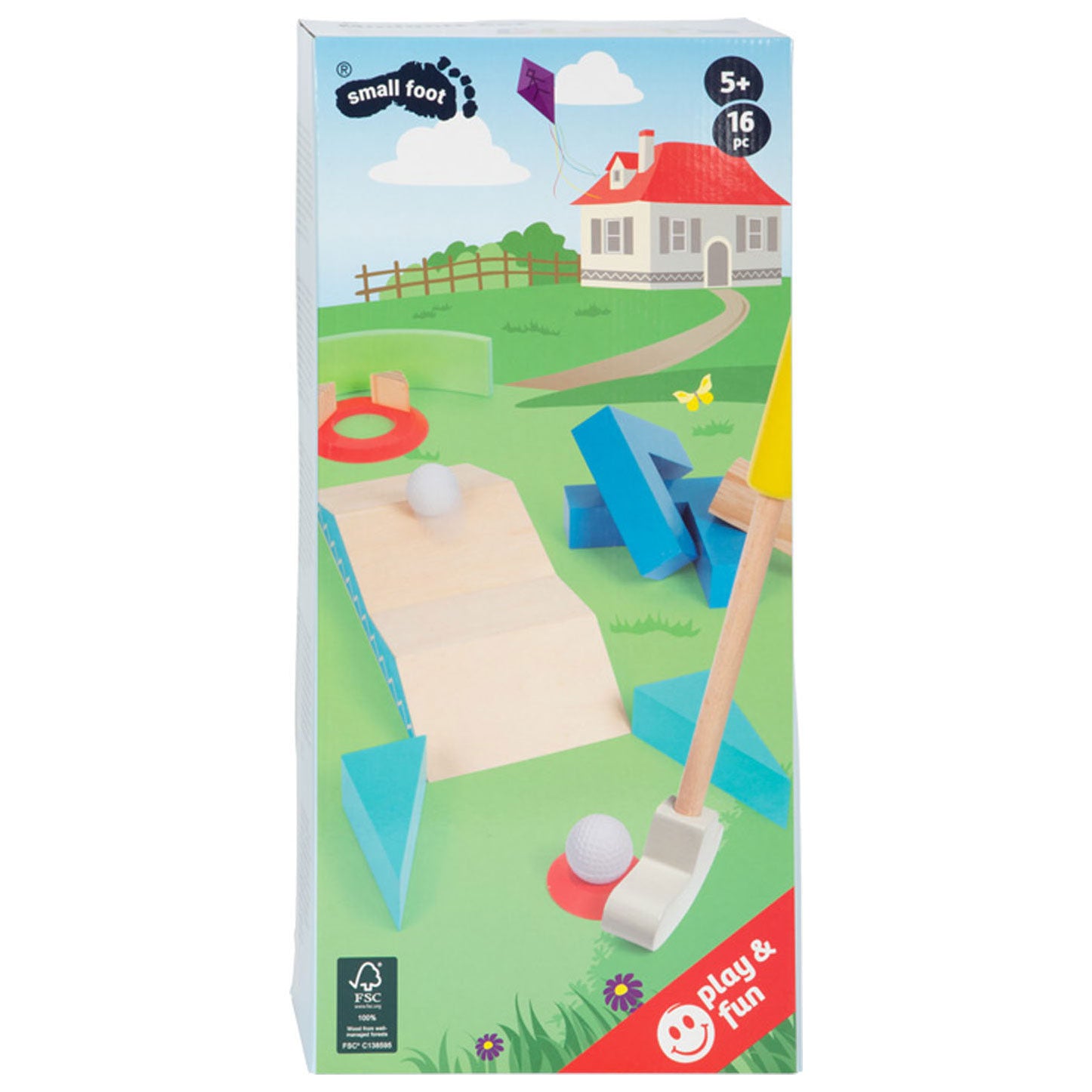 Small foot - houten minigolf, 20dlg.