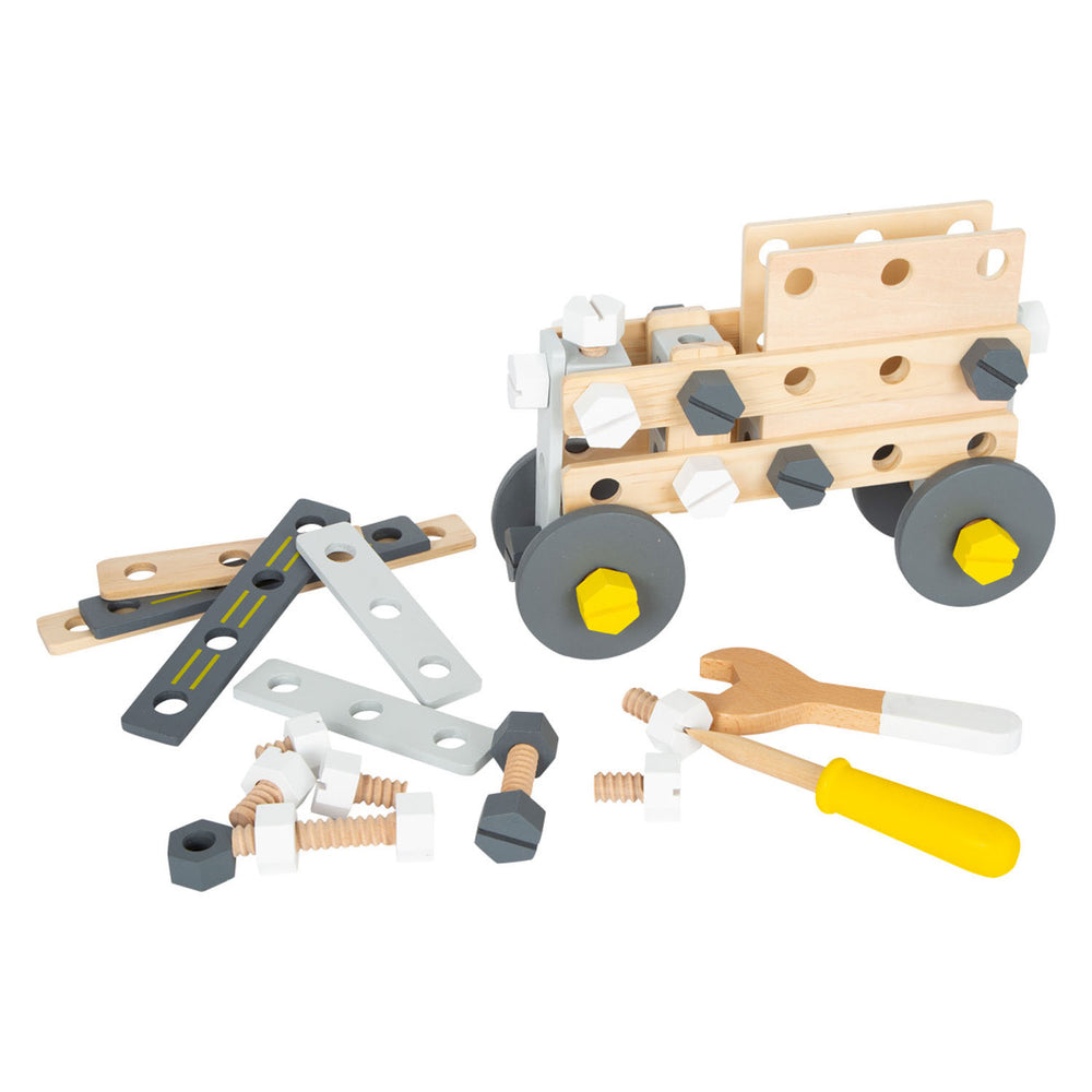 Small foot - houten constructieset miniwob, 67dlg.