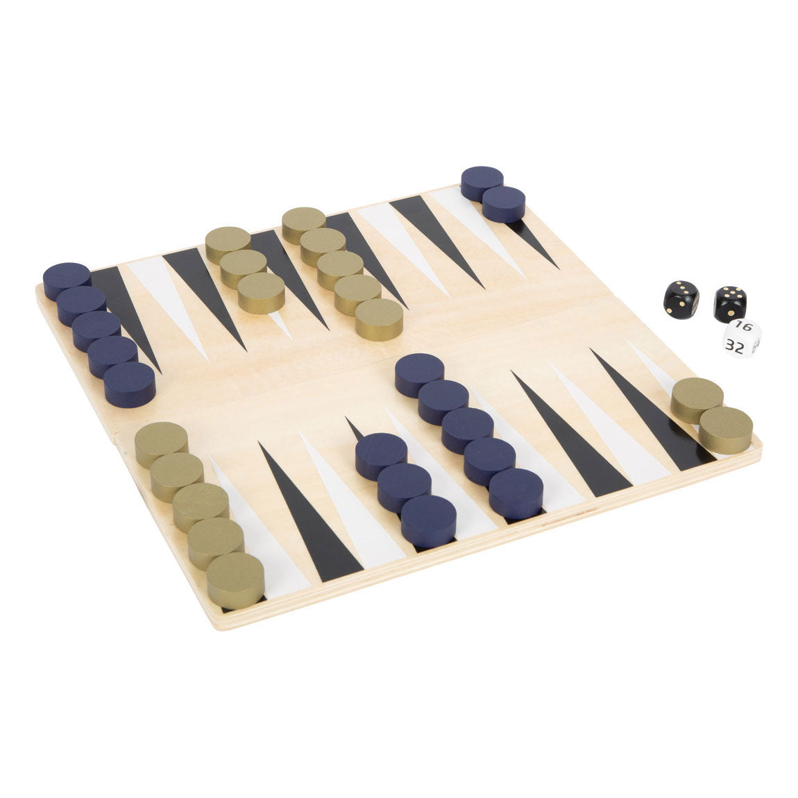 Small foot - schaak en backgammon spel (gouden editie)