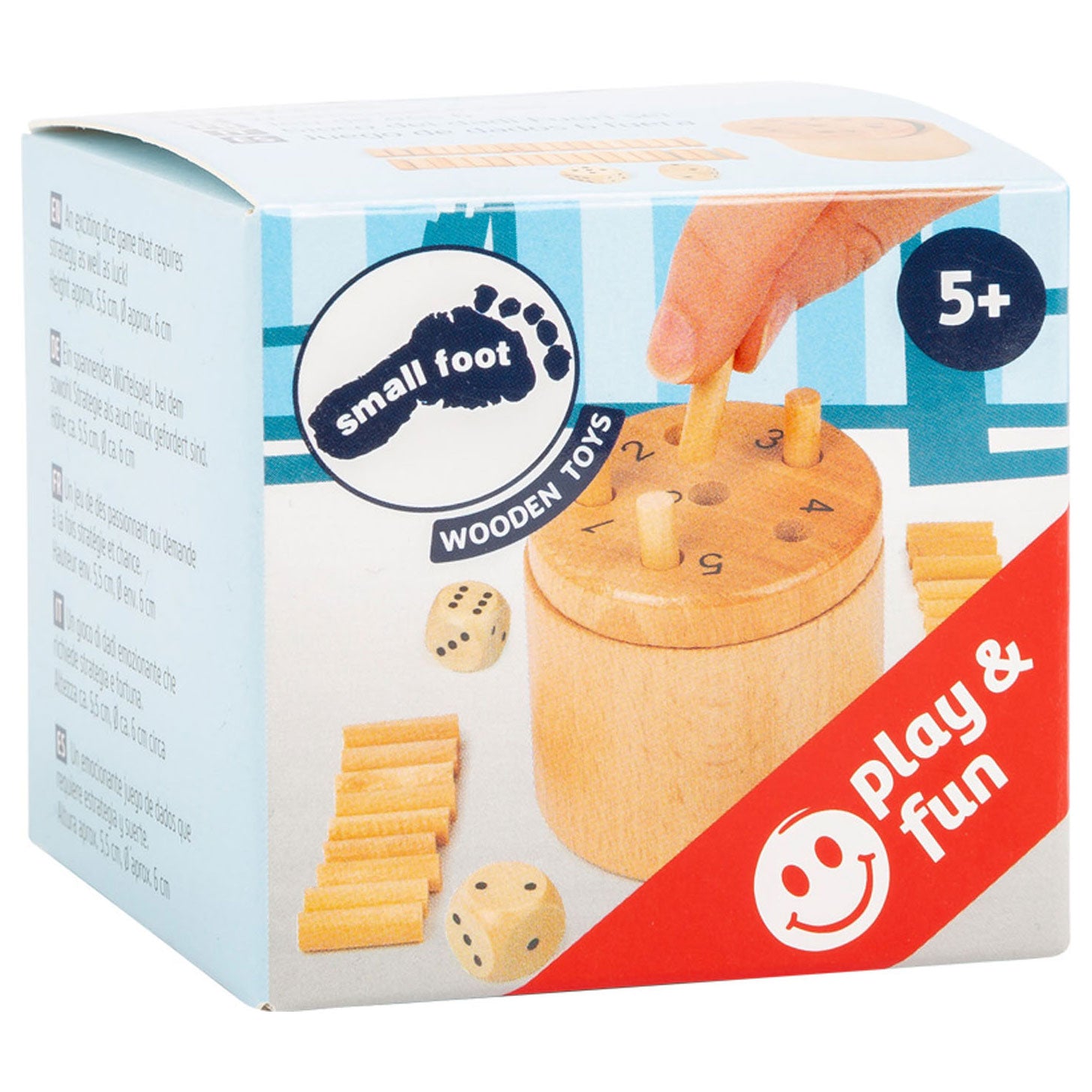 Small foot - dubbelspel super six dobbelstenen