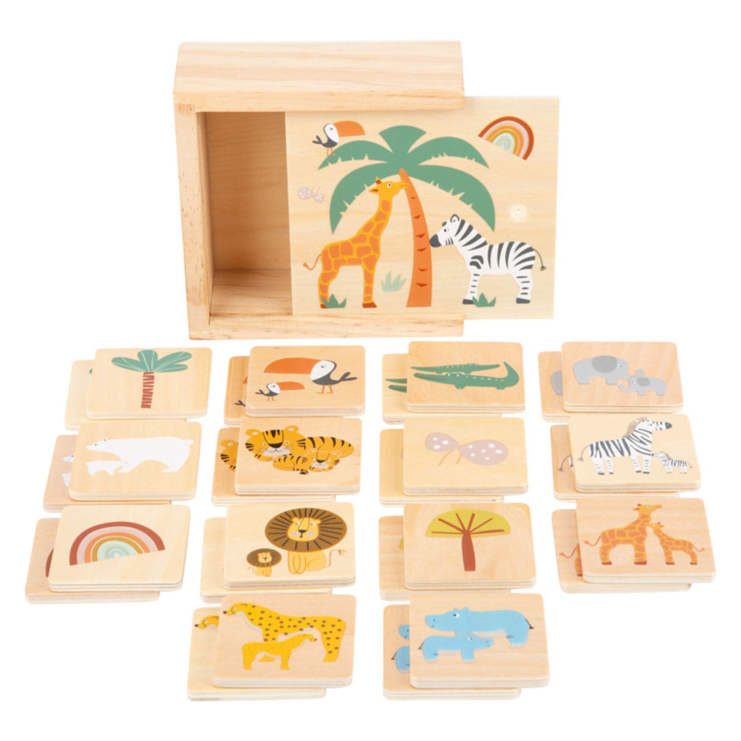 Small foot - wooden memo safari