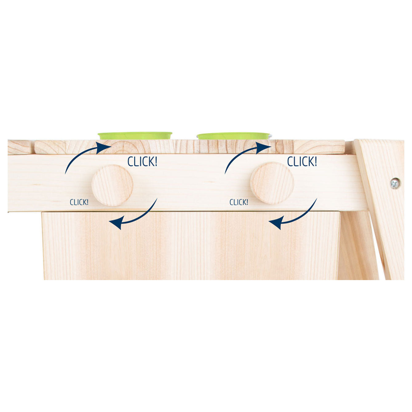 Kleine voet - modder buitenspeelkeuken