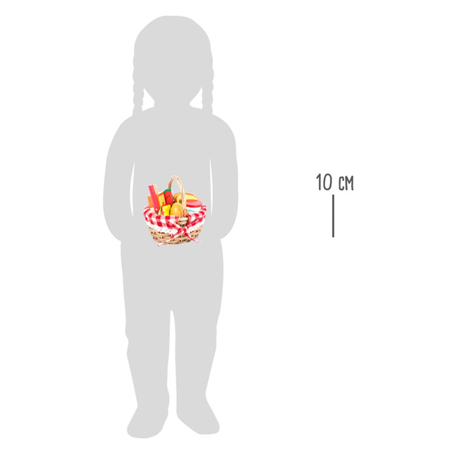 Small Foot - Picknickmand met Houten Snij Eten