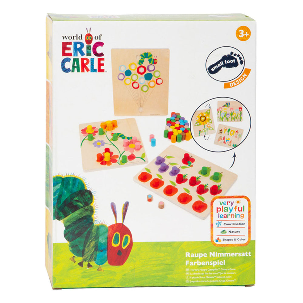 Small foot - Hungry caterpillar wooden color matching game