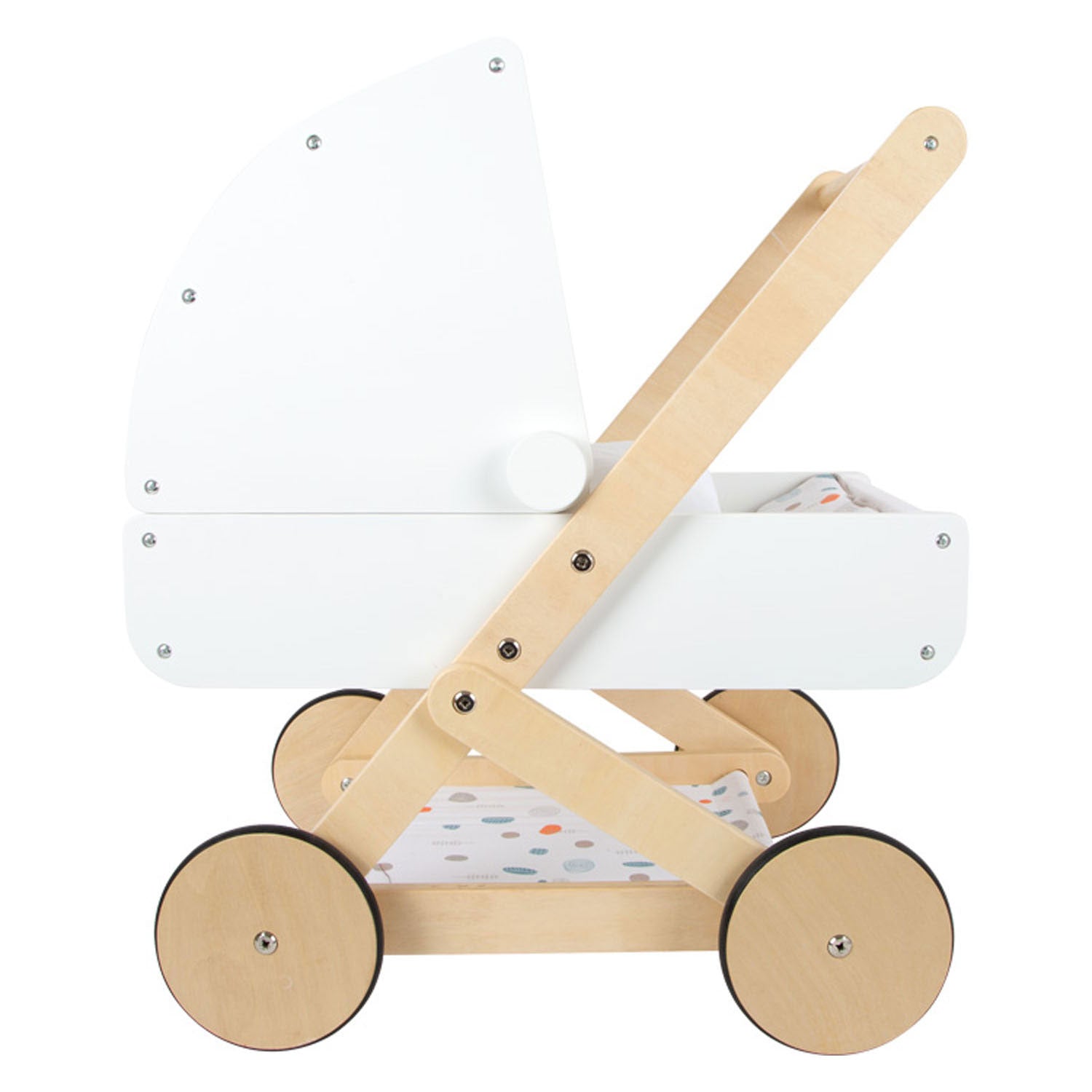 Small Foot Houten Poppenwagen Kleine Knop