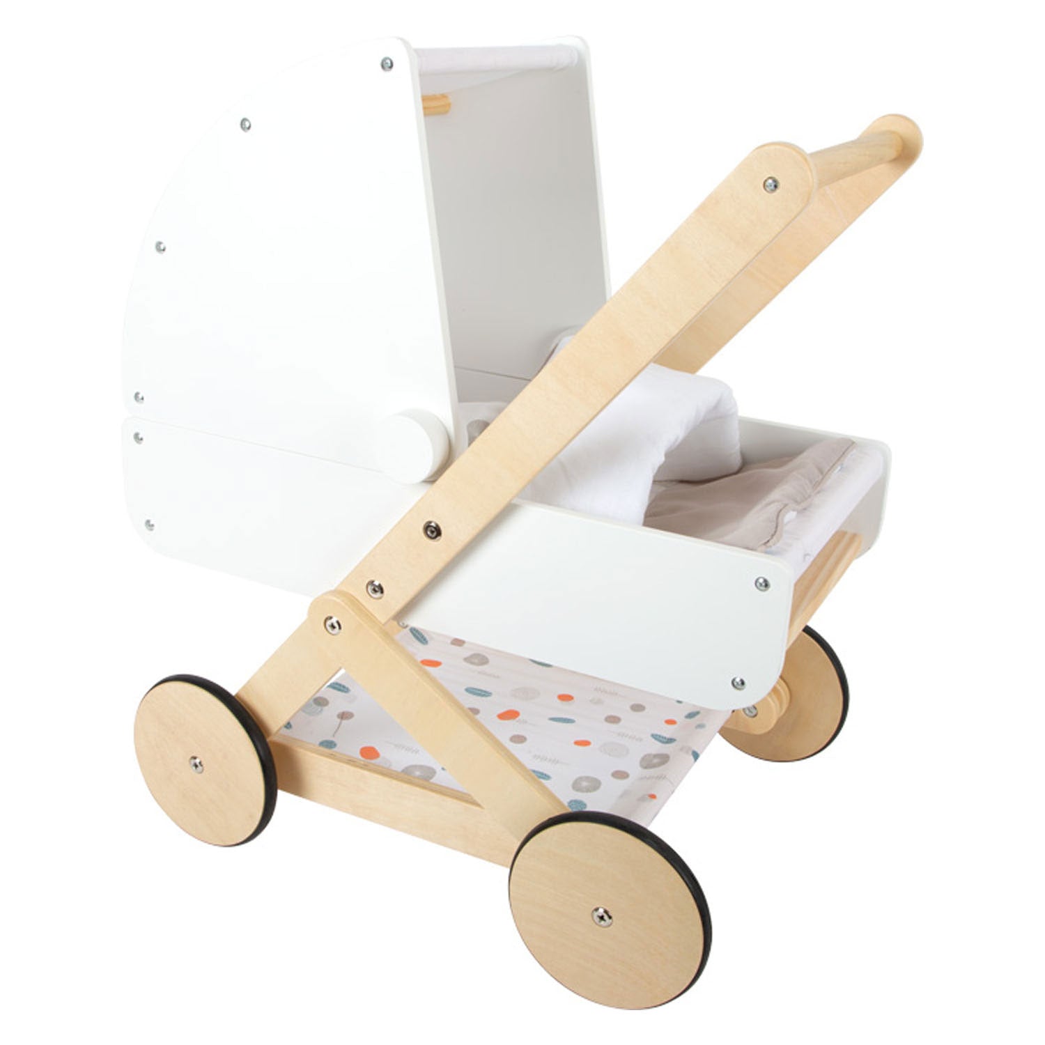 Small Foot Houten Poppenwagen Kleine Knop