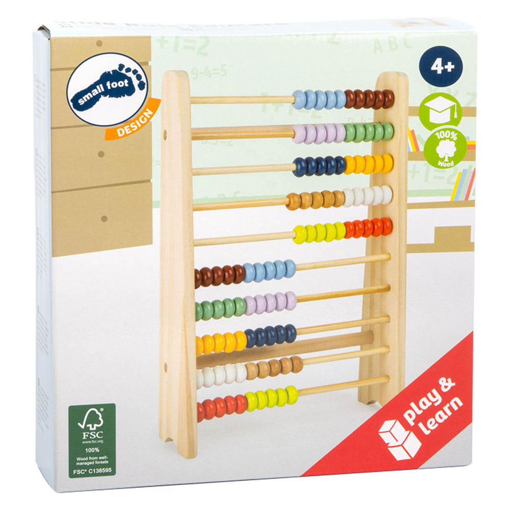 Small foot - wooden abacus