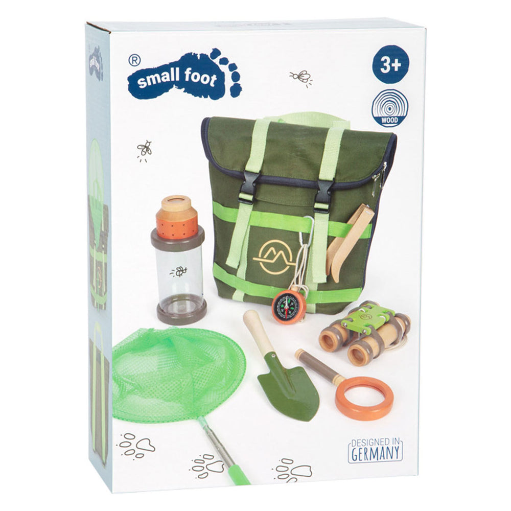 Small foot - explorer's backpack discover with exploration set