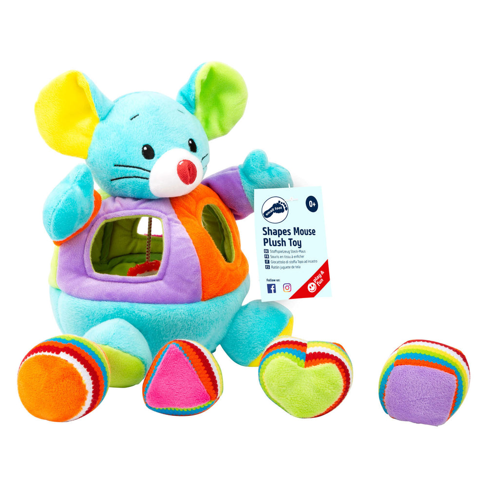 Small foot - vormenstoof muis pluche, 5dlg.
