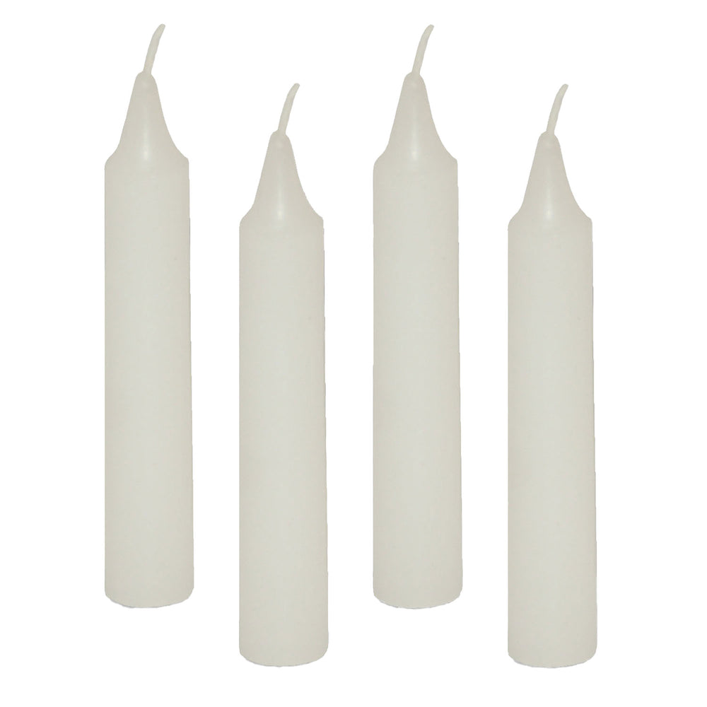 Small foot - candles white small, 36 pcs.