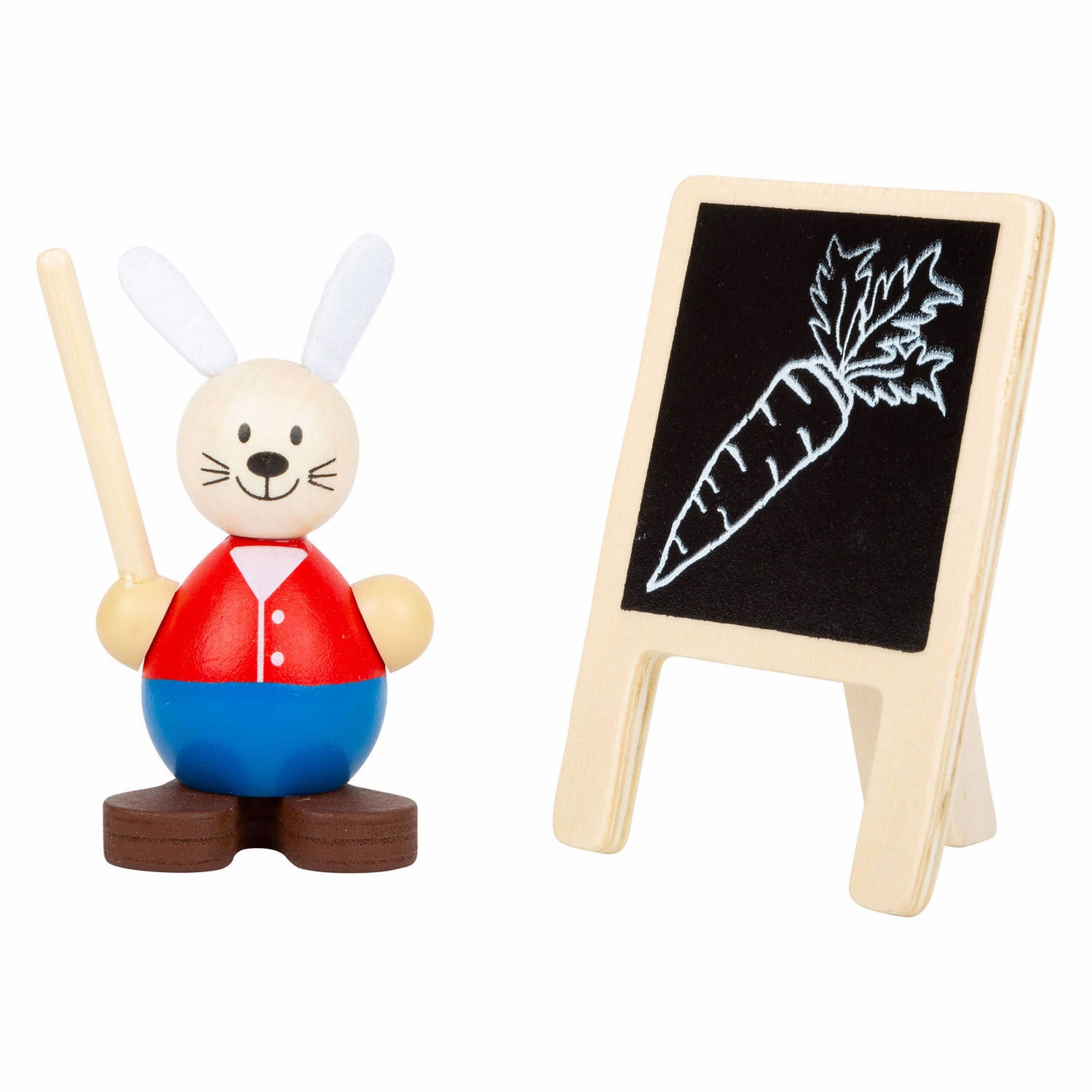 Small Foot Houten Poppenhuis Konijnenschool Klas Speelset