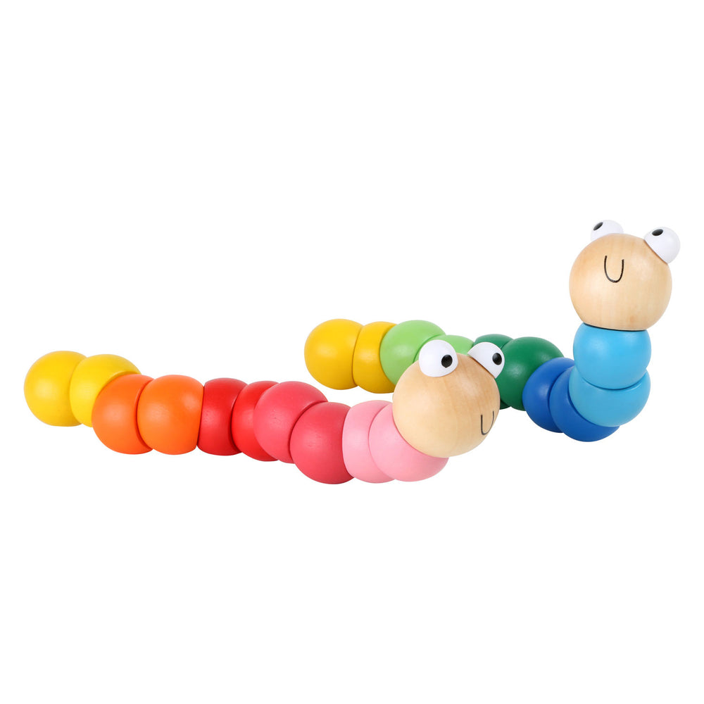 Small foot - wooden caterpillar motor skills