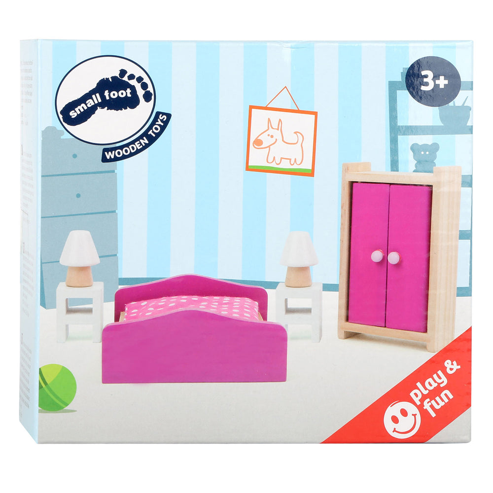 Small Foot Wooden Dollhouse Furniture Bedroom, 6 pcs.