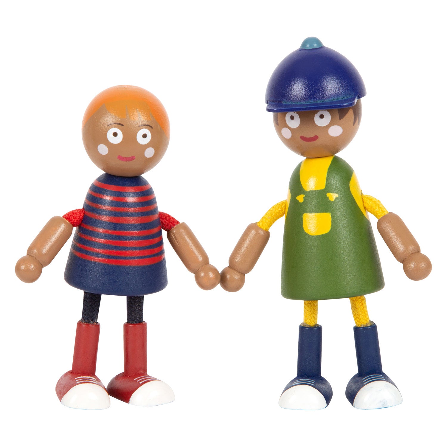 Small Foot Houten Poppenhuis Familie met Rolstoel, 6st.