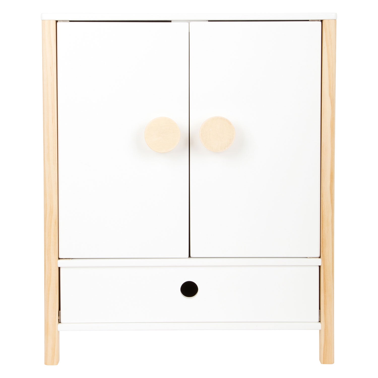 Small Foot Houten Poppen Kledingkast Little Button met Hangers, 3dlg.