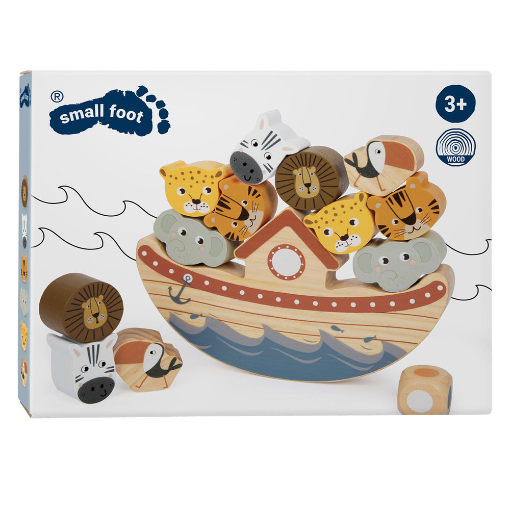 Small foot - wooden safari balancing game