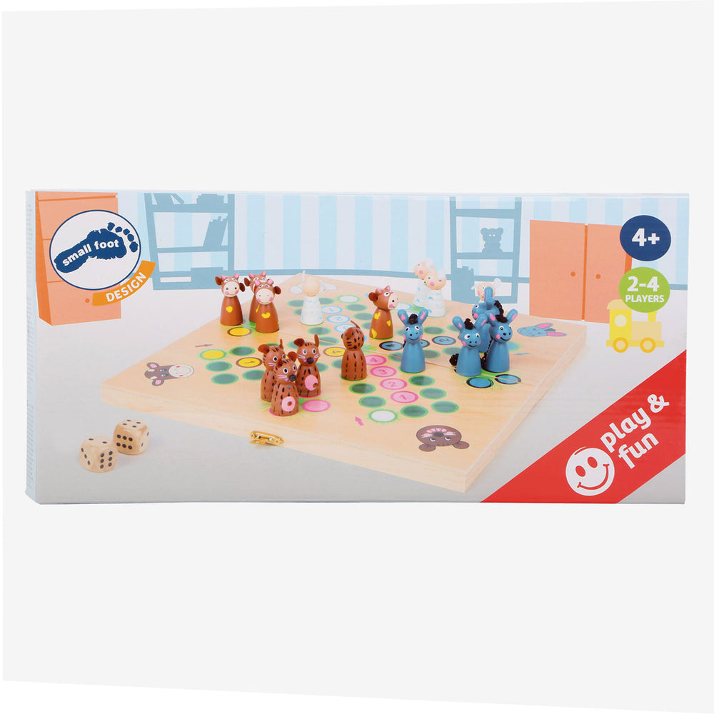 Small foot - wooden ludo farm animals