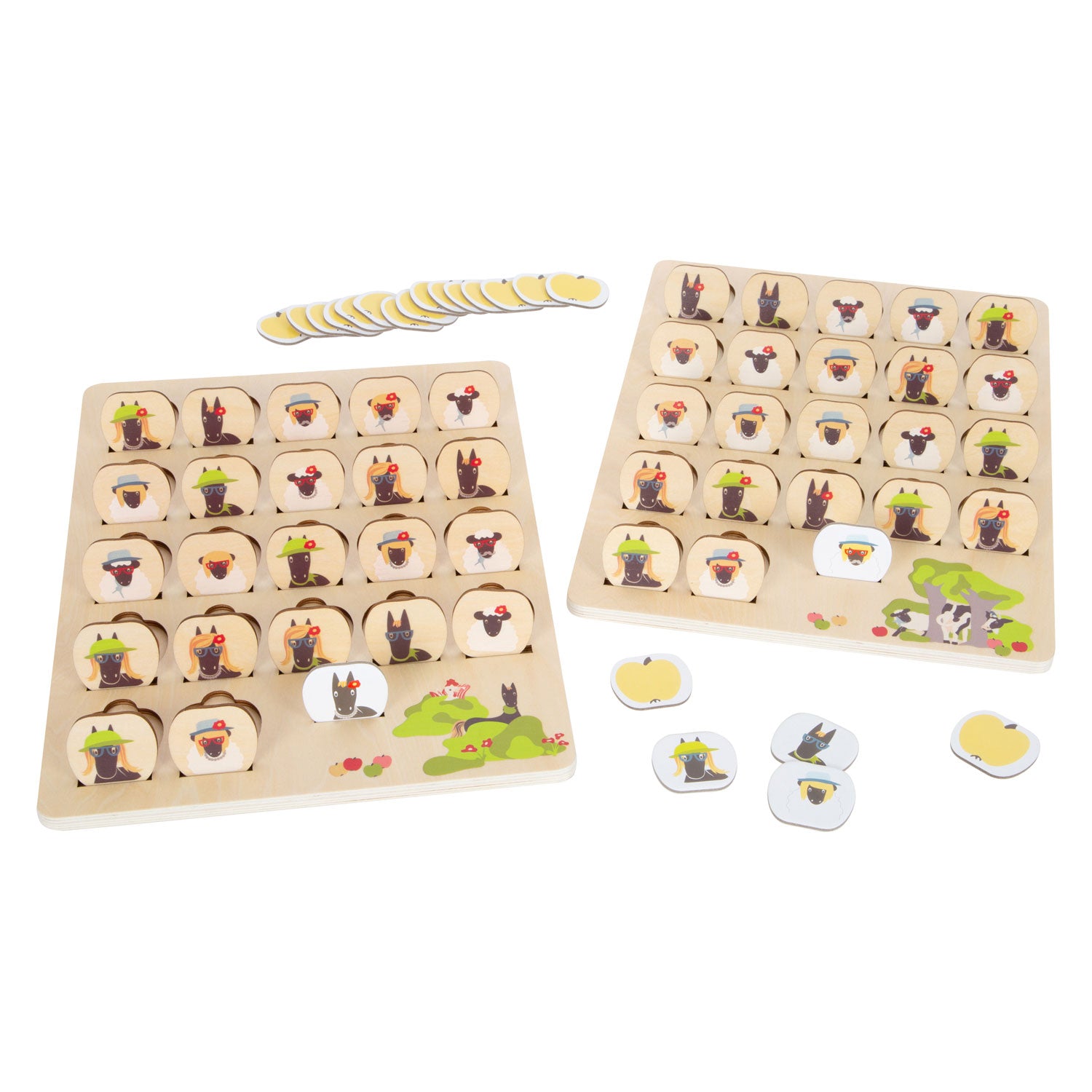 Small Foot - Wooden Guess Who? Board Game