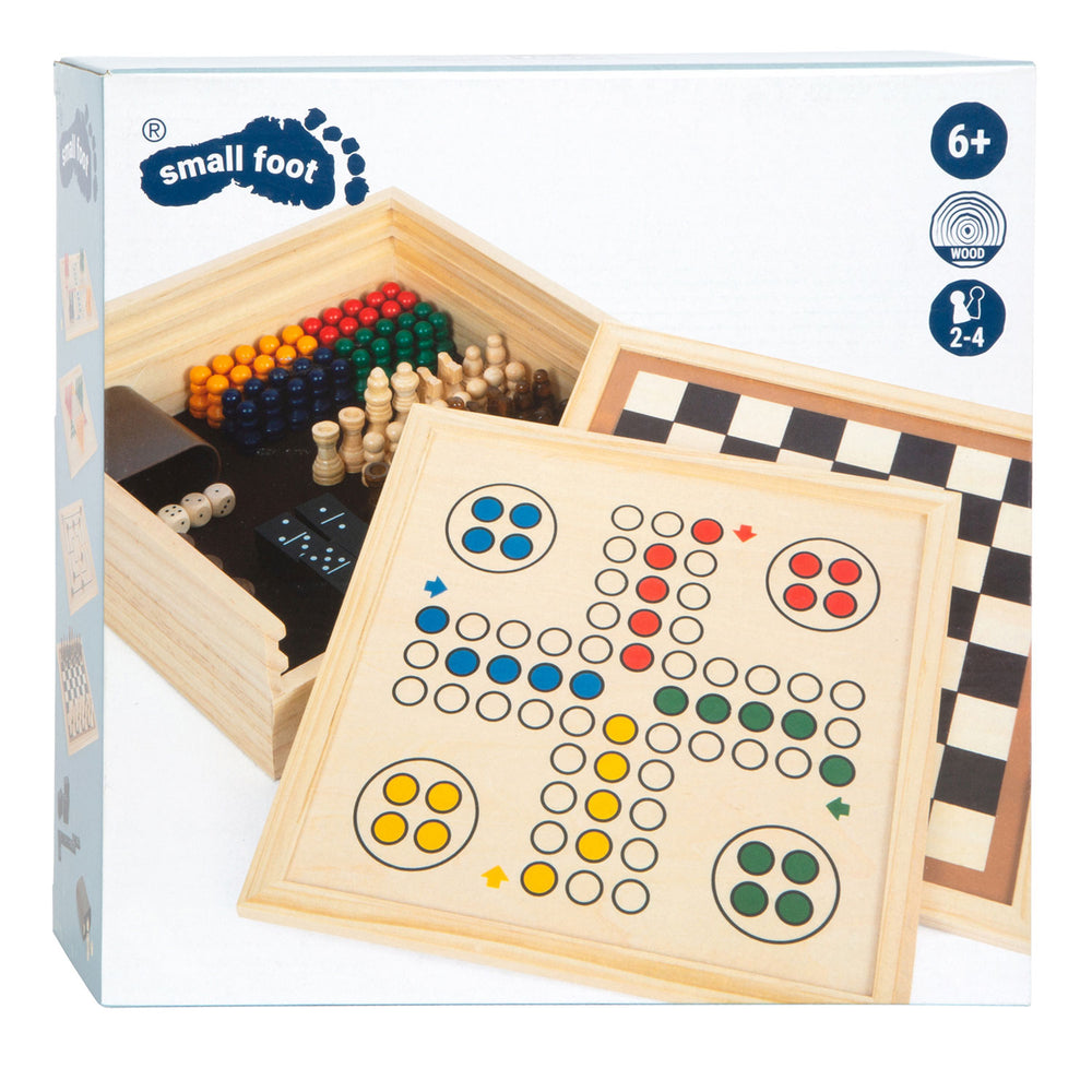 Small foot - wooden games 7 classics in storage box