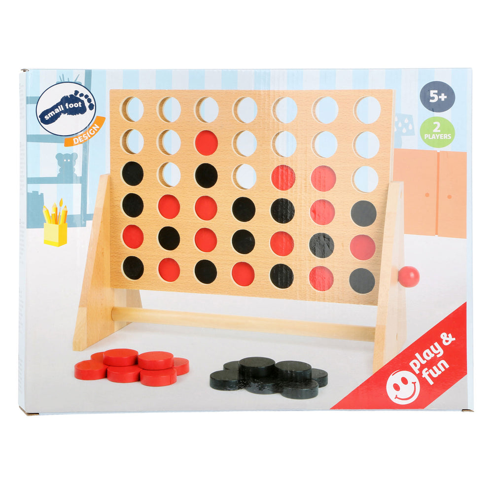 Small Foot - Wooden Four in a Row Game