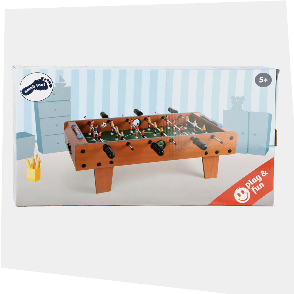 Small foot - Wooden foosball table brown small
