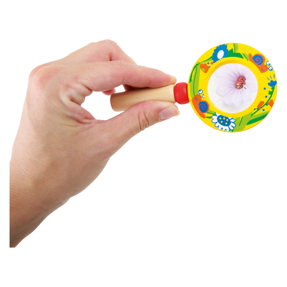 Small foot - wooden magnifying glass nature