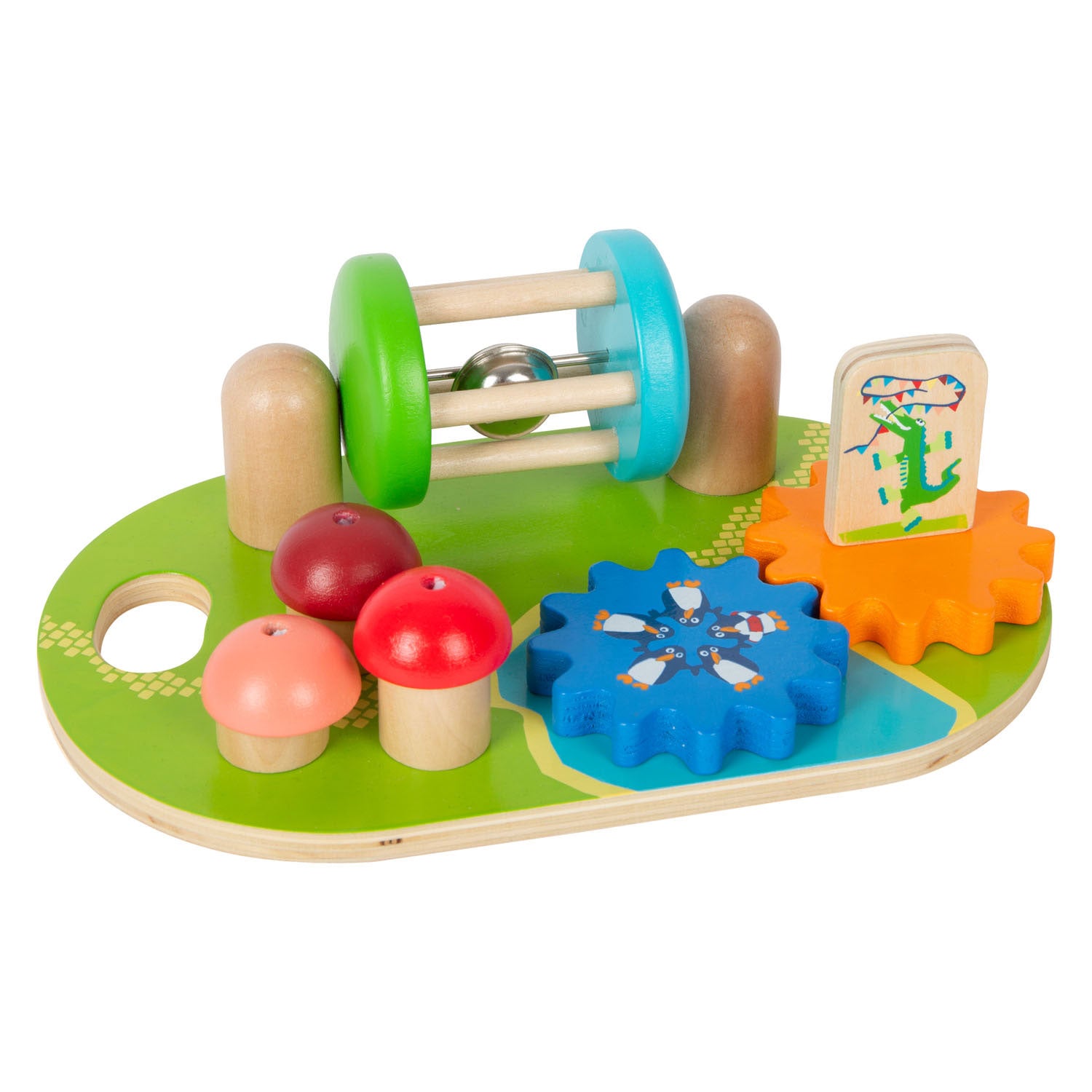 Small foot - houten themapark activeitenbord