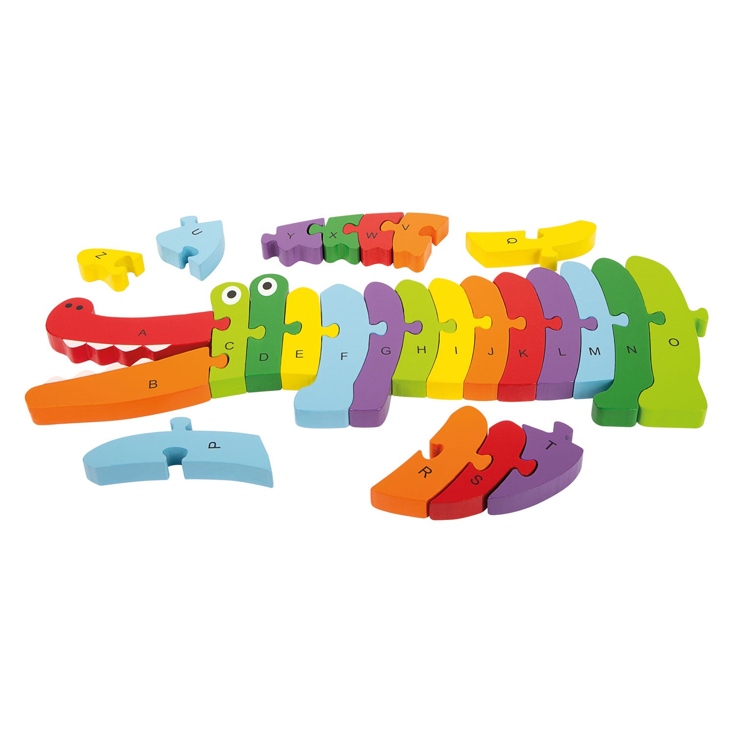 Small Foot Houten Krokodilpuzzel, 26dlg.