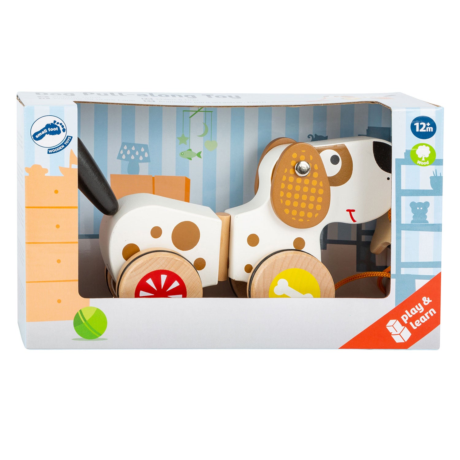 Small Foot - wooden pull-along dog