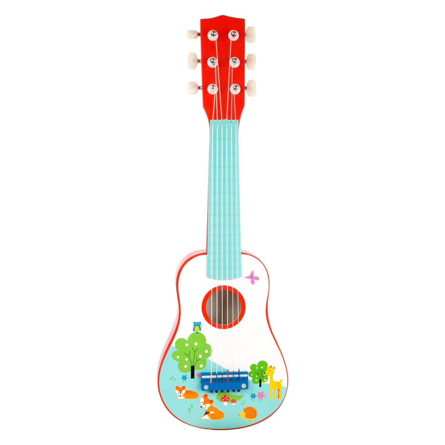Small foot - houten gitaar kleine vos, 53cm