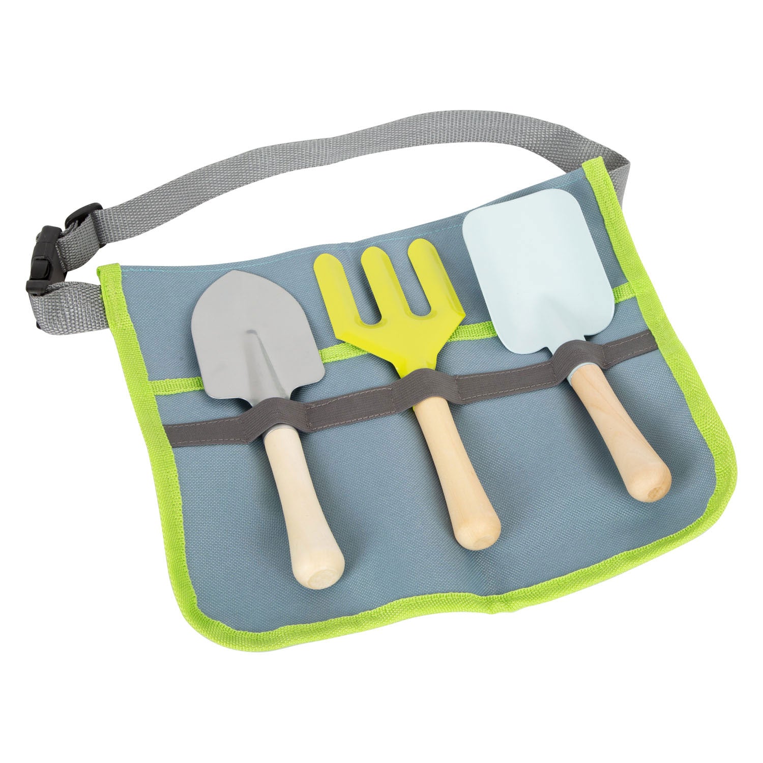 Kleine voet - schoudertas met tuingereedschap, 4dlg.
