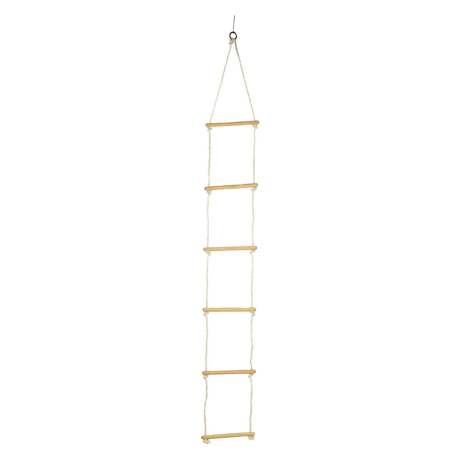 Kleine voet - touwladder met 6 treden, 200cm
