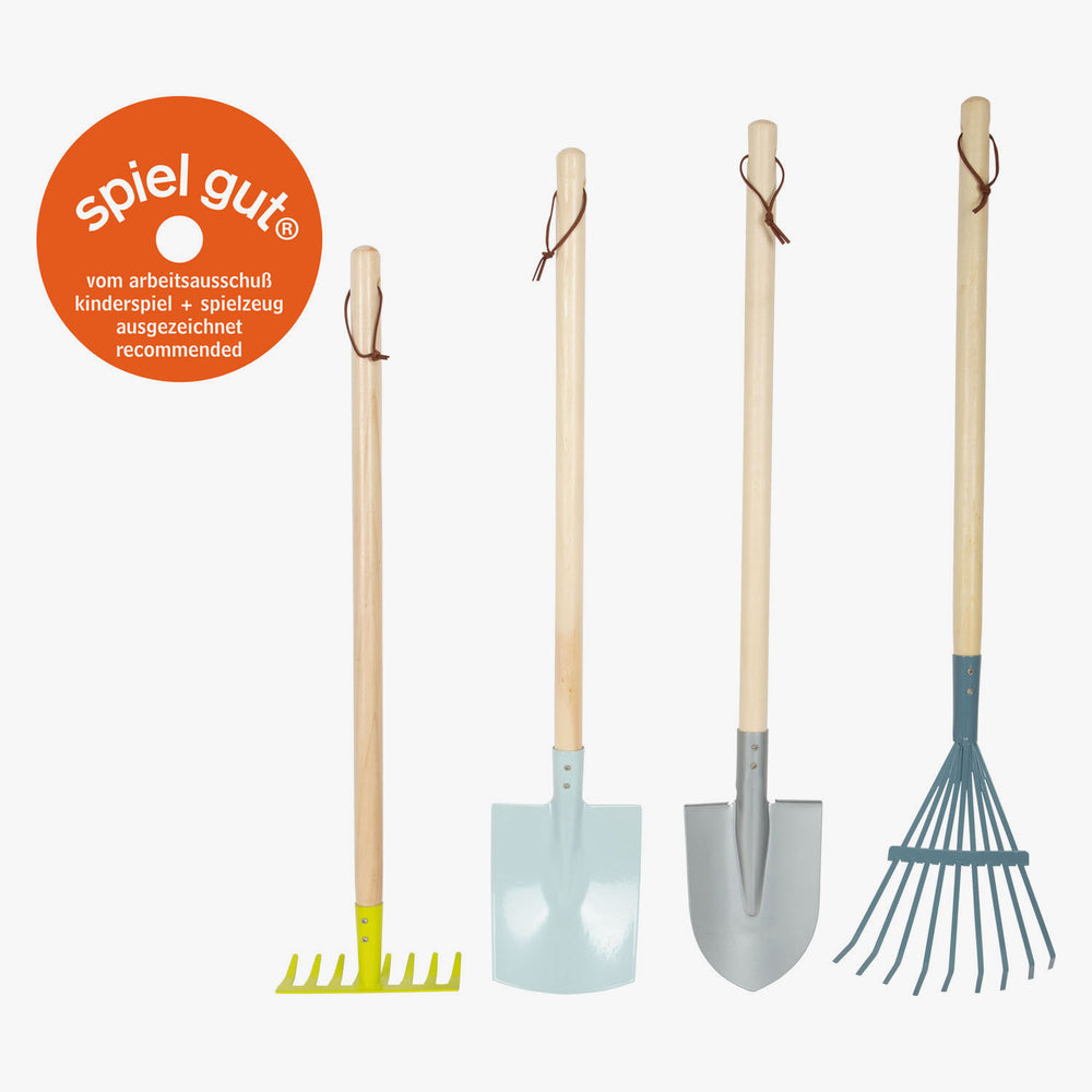 Small foot - wooden garden tools, 4 pcs.