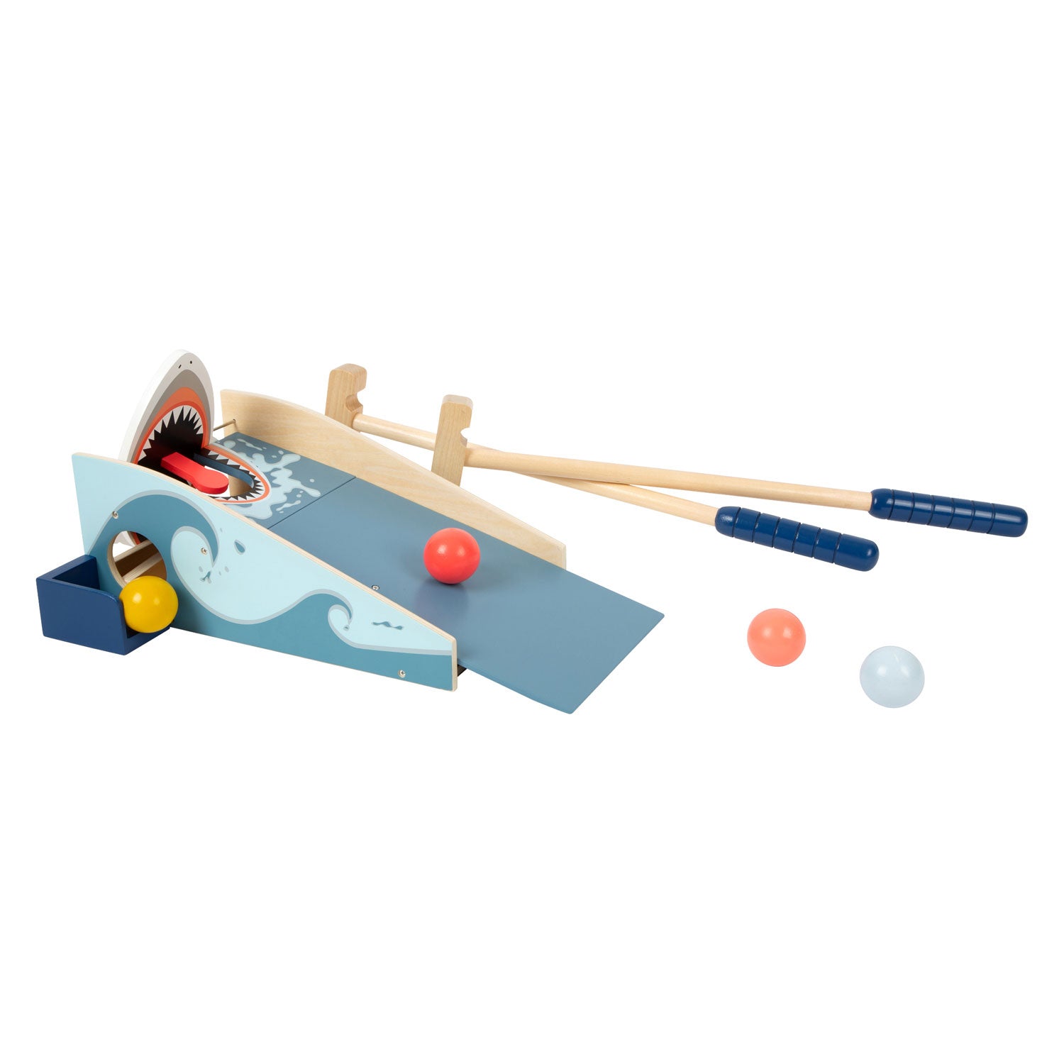 Small Foot Houten Minigolf Haaienaanval, 7dlg.