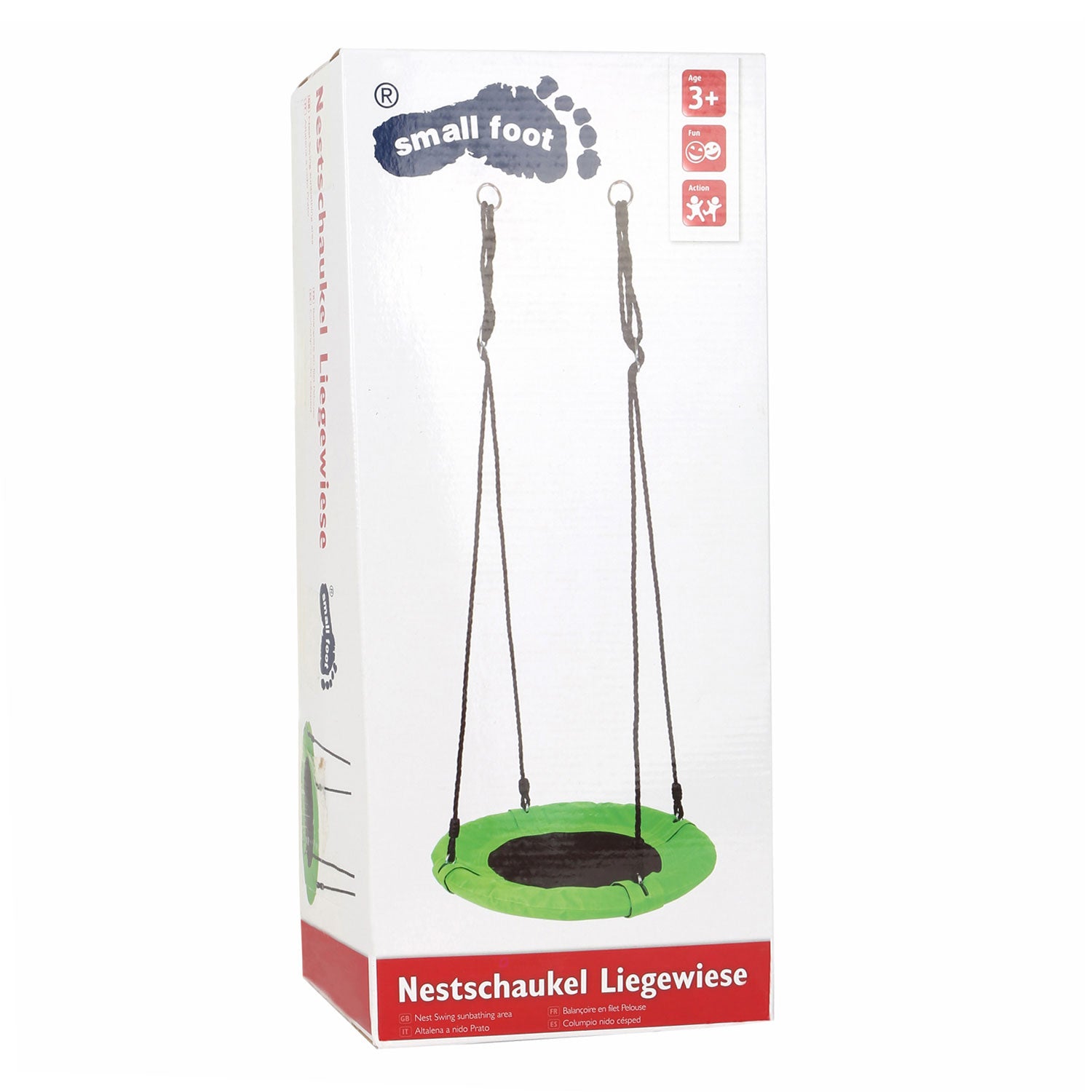 Kleine voet - nestschommel groen, 62cm