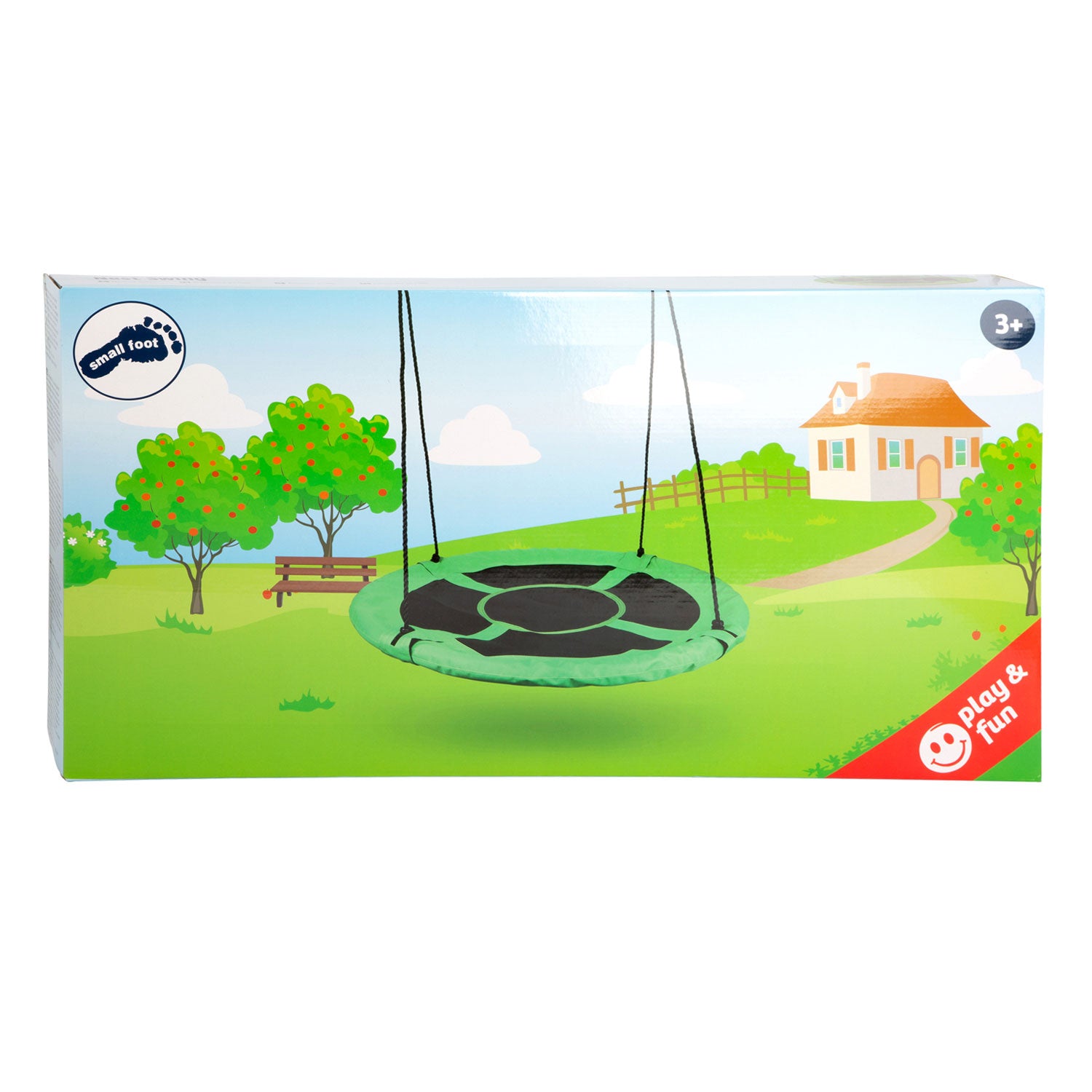 Kleine voet - nestschommel groen xl, 110cm